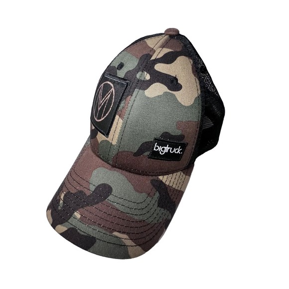 Big Truck Trucker Hat Camouflage One Size Adjustable Snap Back Mesh Cap Unisex - Picture 2 of 16